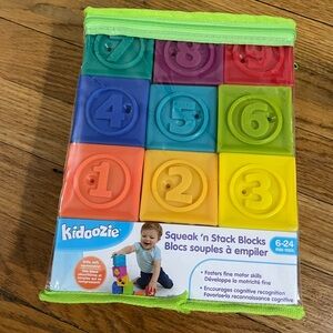 Kidoozie Squeak ‘n Stack Blocks